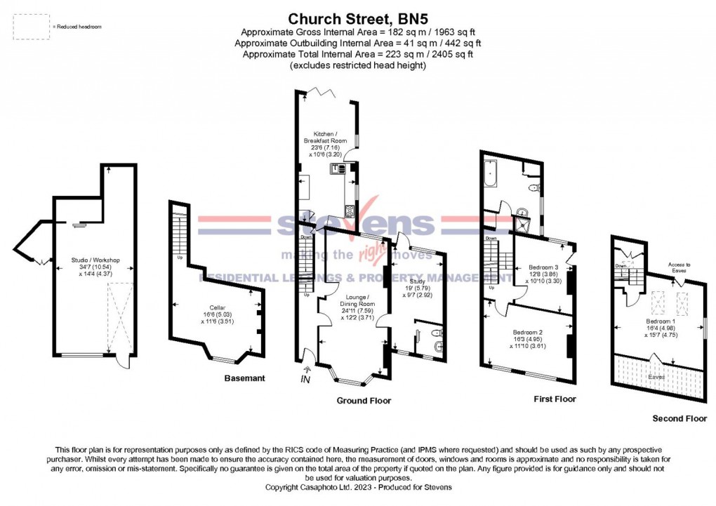 Floorplan for Church Street, Henfield