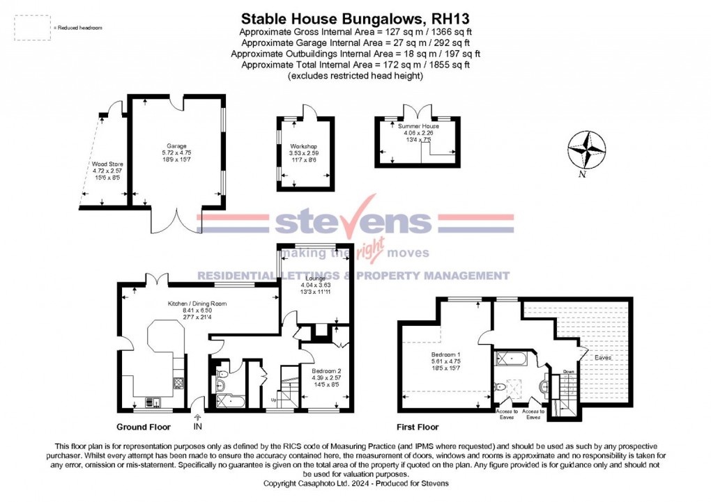 Floorplan for Leechpond Hill, Lower Beeding, Horsham