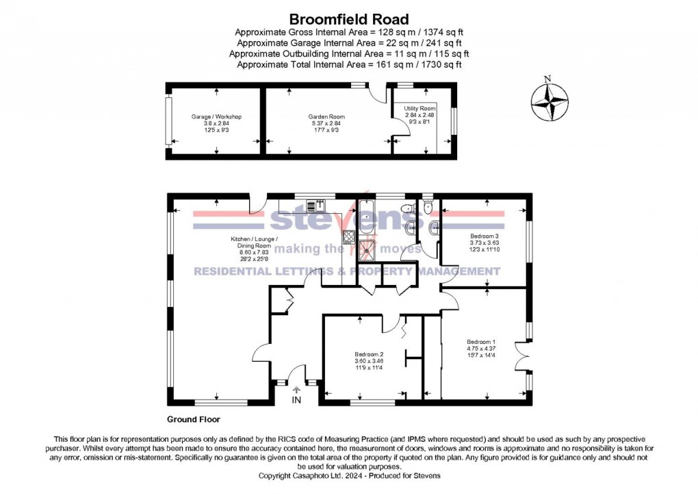 Floorplan for Broomfield Road, Henfield