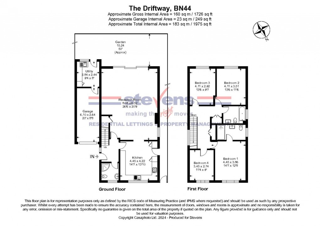 Floorplan for The Driftway, Upper Beeding, Steyning