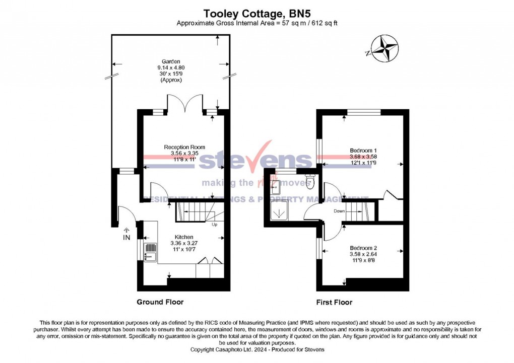 Floorplan for Tooley Street, High Street, Henfield