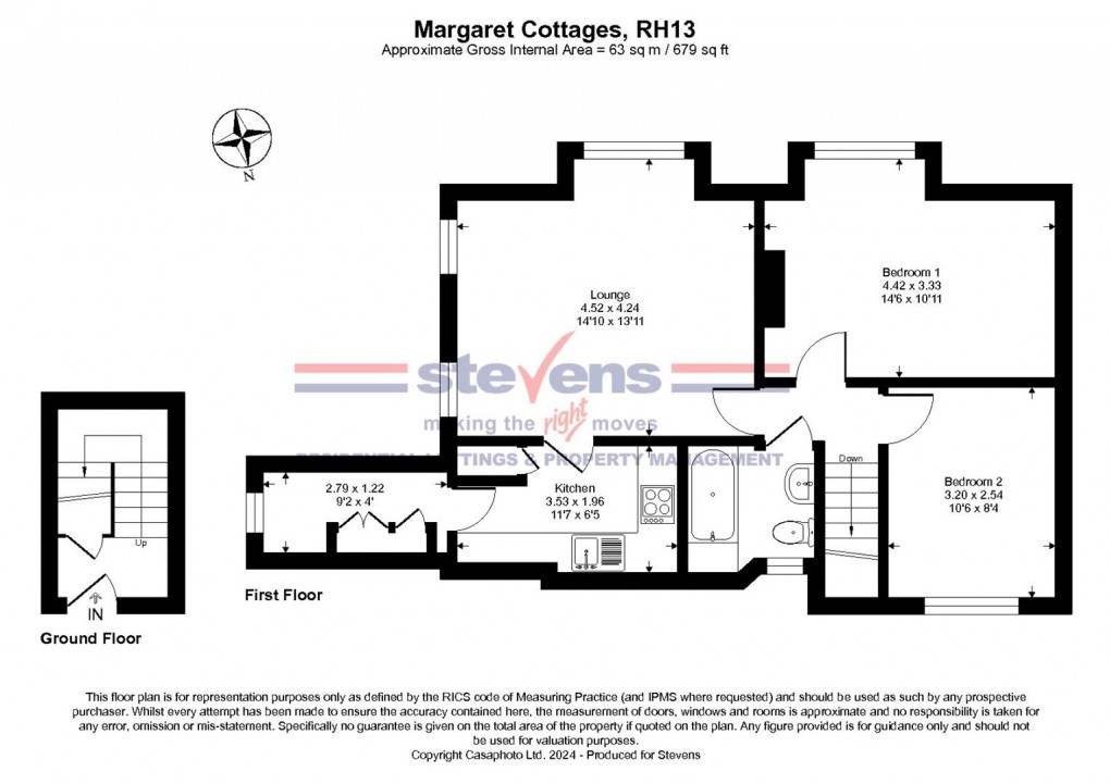 Floorplan for Station Road, Cowfold, Horsham