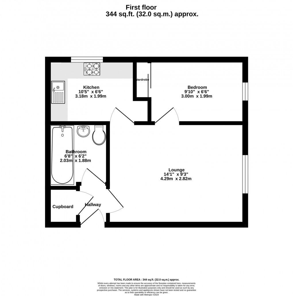 Floorplan for Church Road, RH16