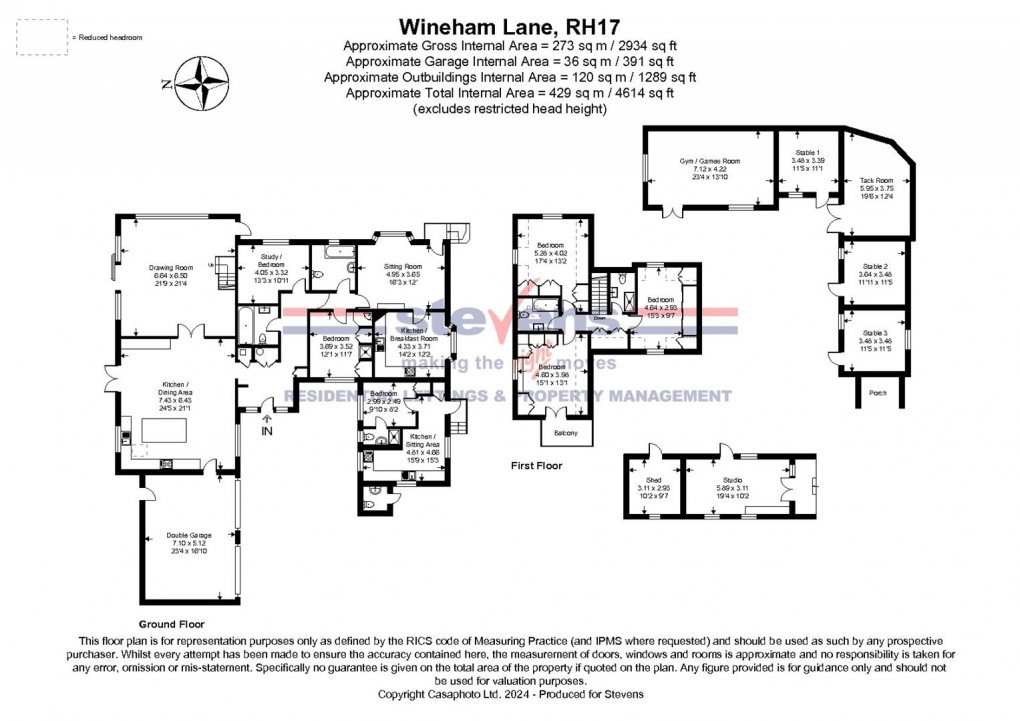 Floorplan for Wineham Lane, Bolney, Haywards Heath