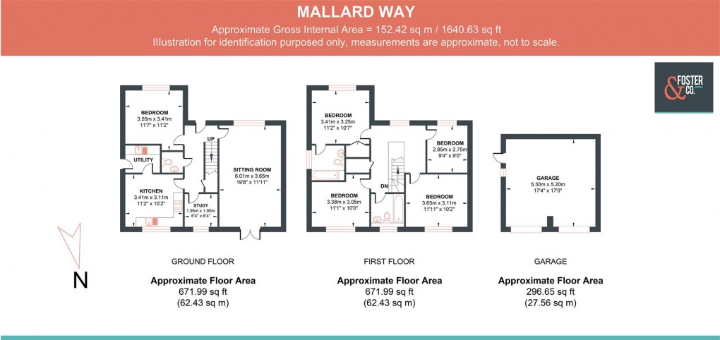 Floorplan for Mallard Way, Henfield