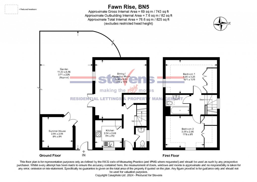 Floorplan for Fawn Rise, Henfield