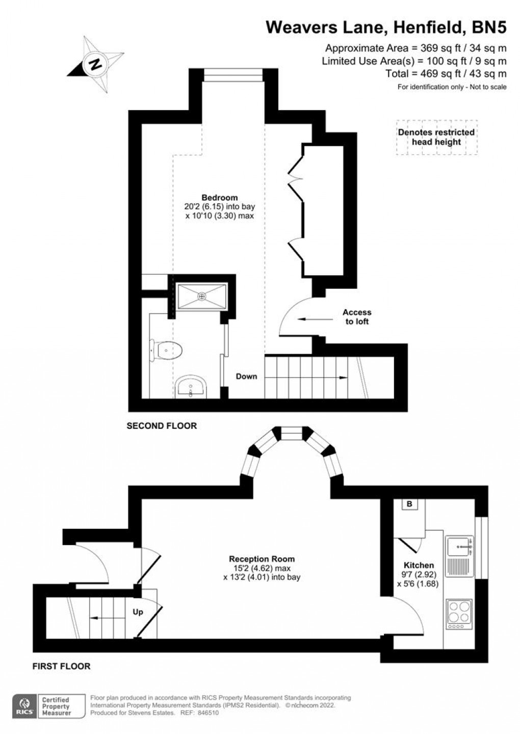 Floorplan for Weavers Lane, Henfield