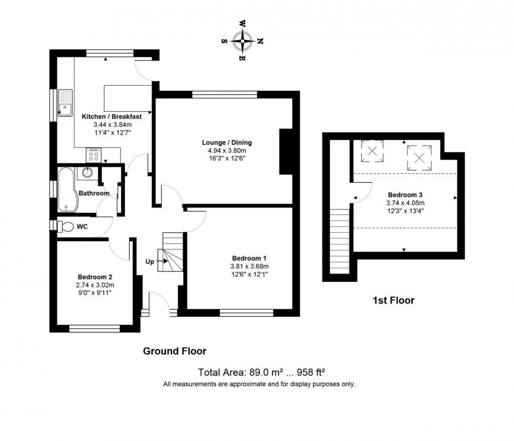 Floorplan for Wood Lane, Small Dole