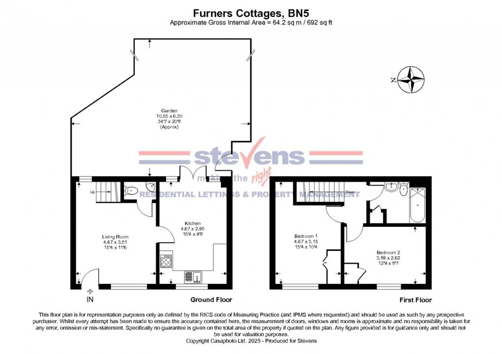 Floorplan for Furners Mead, Henfield