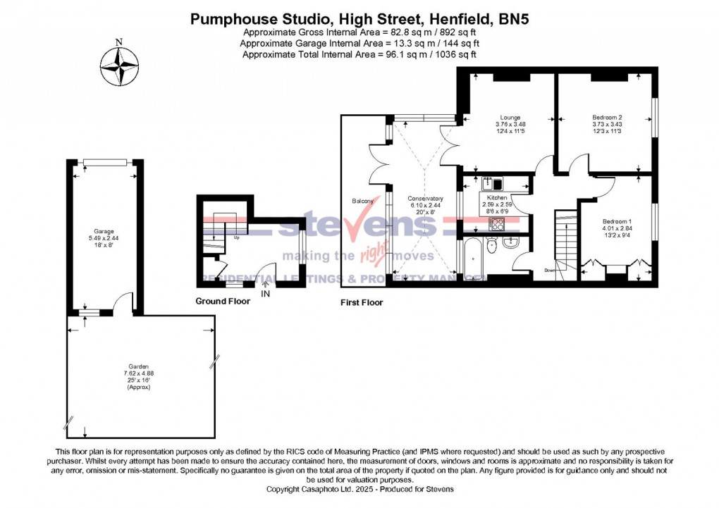 Floorplan for High Street, Henfield