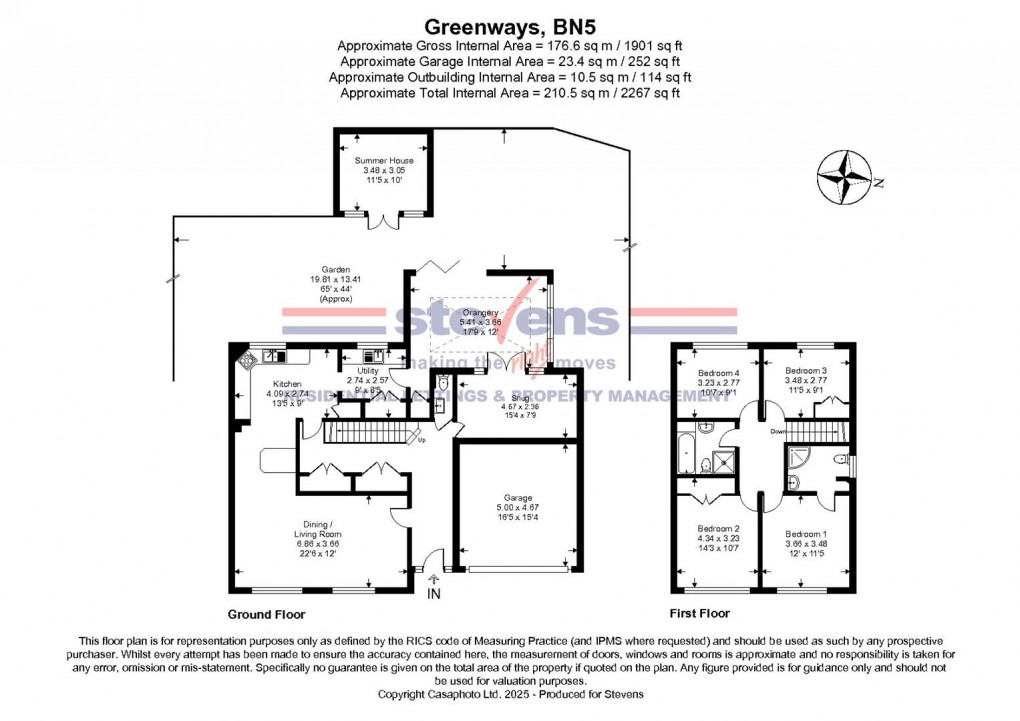 Floorplan for Greenways, Henfield