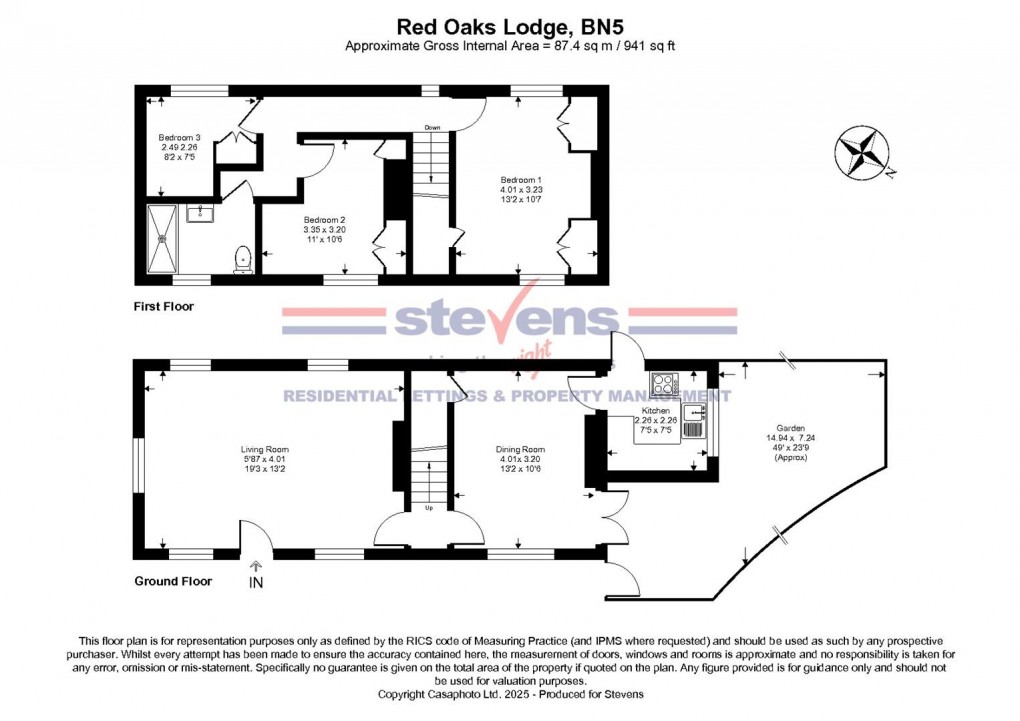 Floorplan for Cagefoot Lane, Henfield
