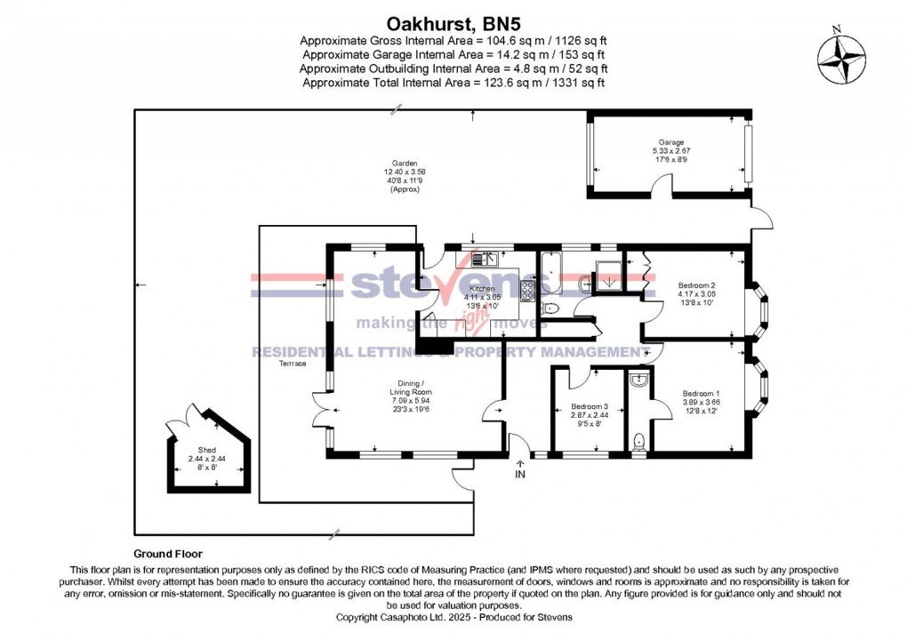 Floorplan for Oakhurst, Henfield
