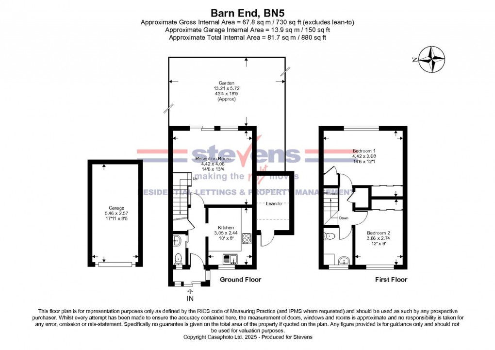Floorplan for Barn End, Henfield