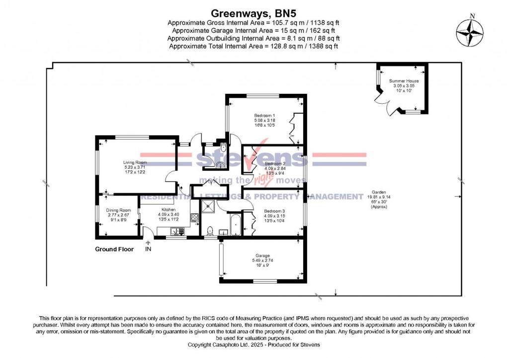 Floorplan for Greenways, Henfield