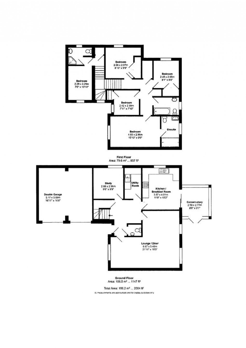 Floorplan for The Laurels, Henfield