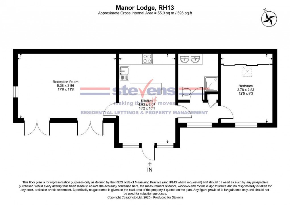 Floorplan for Ewhurst Estate, Brighton Road, Shermanbury
