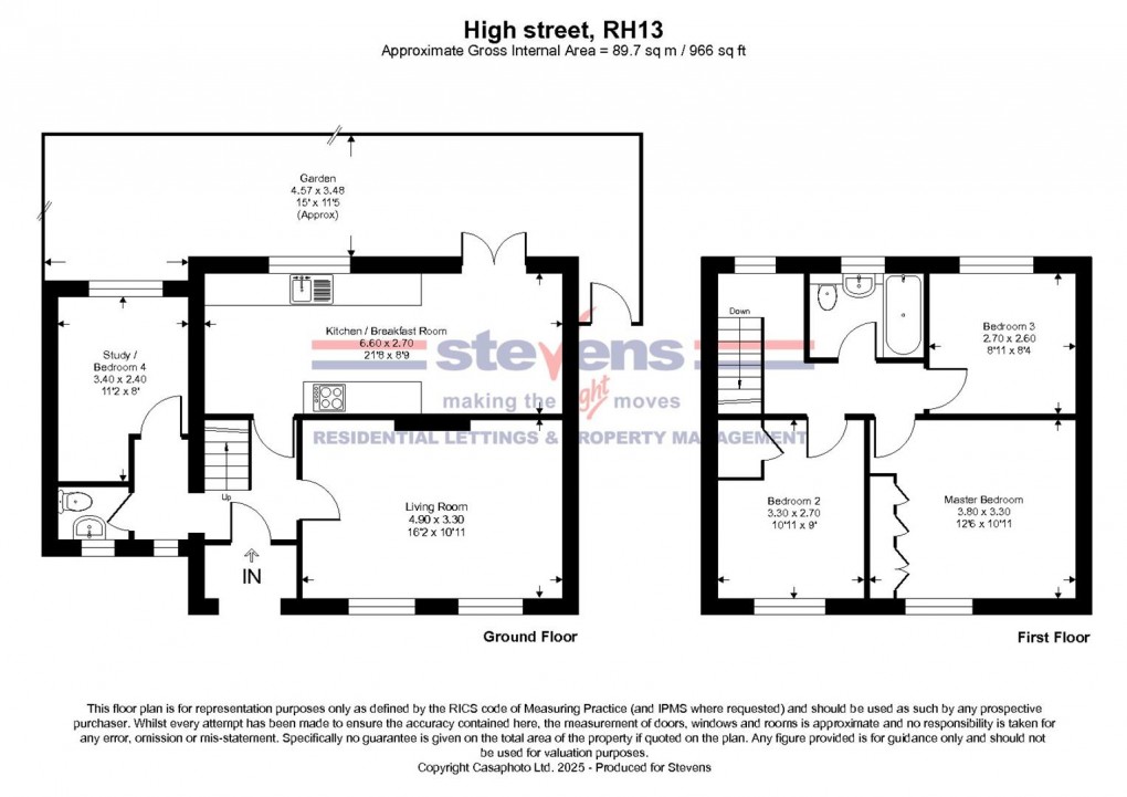 Floorplan for High Street, Partridge Green, Horsham