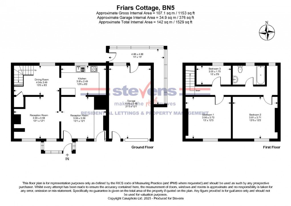 Floorplan for Henfield Common North, Henfield, West Sussex