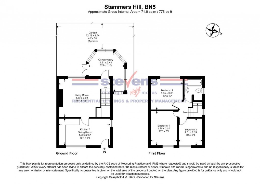 Floorplan for Stammers Hill, Fulking, Henfield