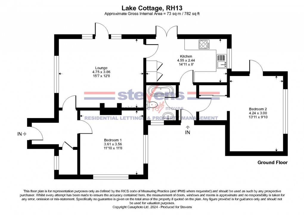 Floorplan for Ewhurst Manor Estate, Brighton Road, Shermanbury