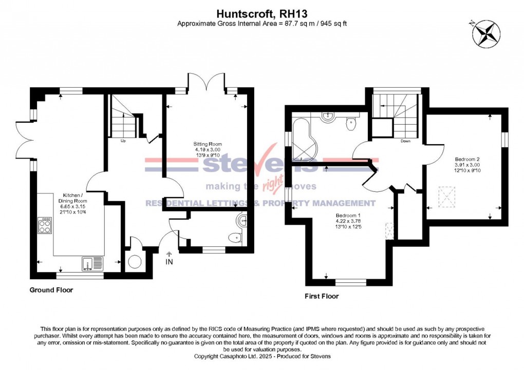 Floorplan for The Street, Cowfold
