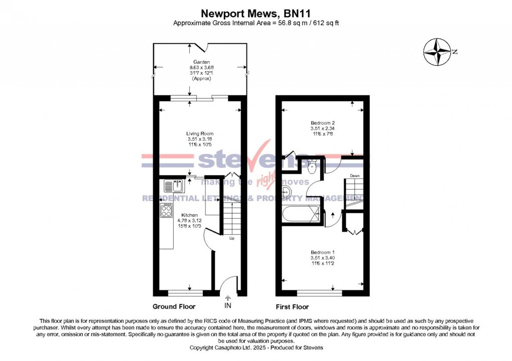 Floorplan for Newport Mews, Seldon, Worthing