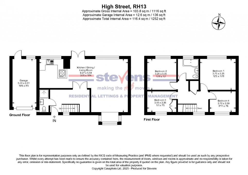 Floorplan for High Street, Partridge Green