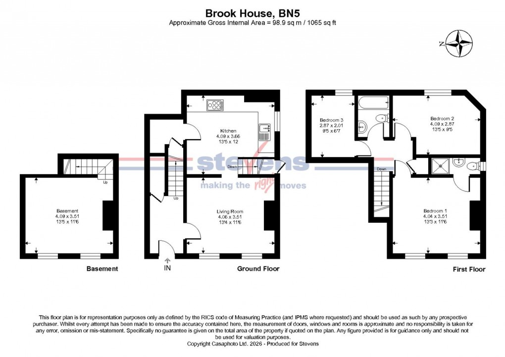 Floorplan for High Street, Henfield, West Sussex