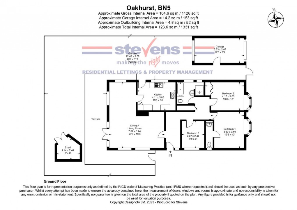 Floorplan for Oakhurst, Henfield