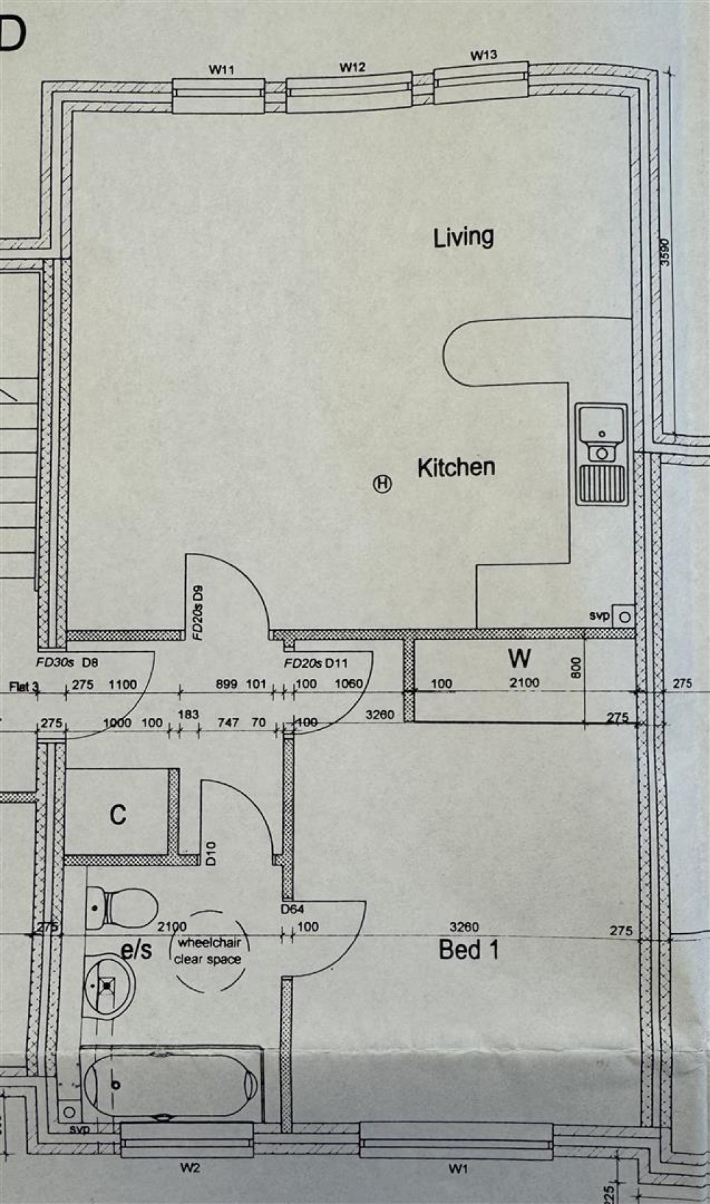 Floorplan for Deerbrook, Dunstall Avenue, Burgess Hill