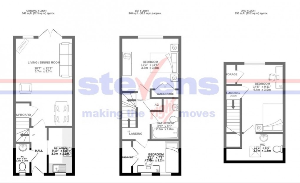 Floorplan for Henfield Road, Small Dole, West Sussex