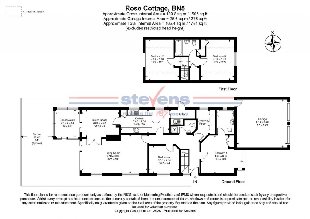 Floorplan for Shoreham Road, Small Dole, Henfield
