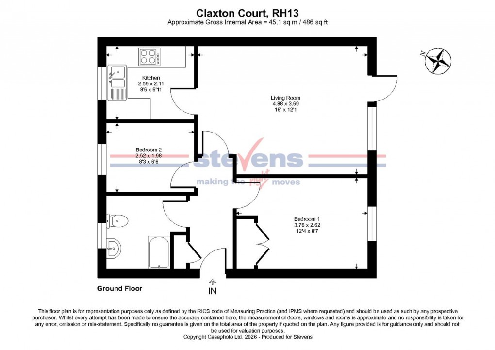 Floorplan for Tideys Mill, Partridge Green, West Sussex
