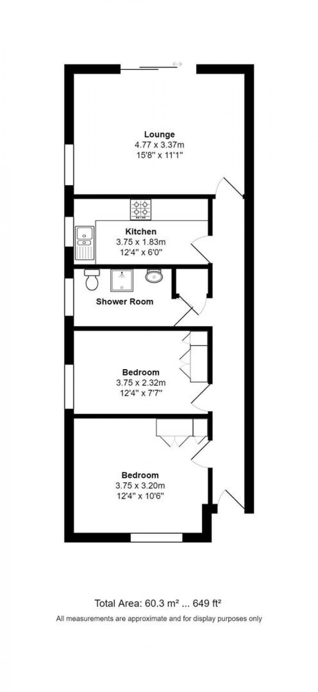 Floorplan for Springhills, Henfield