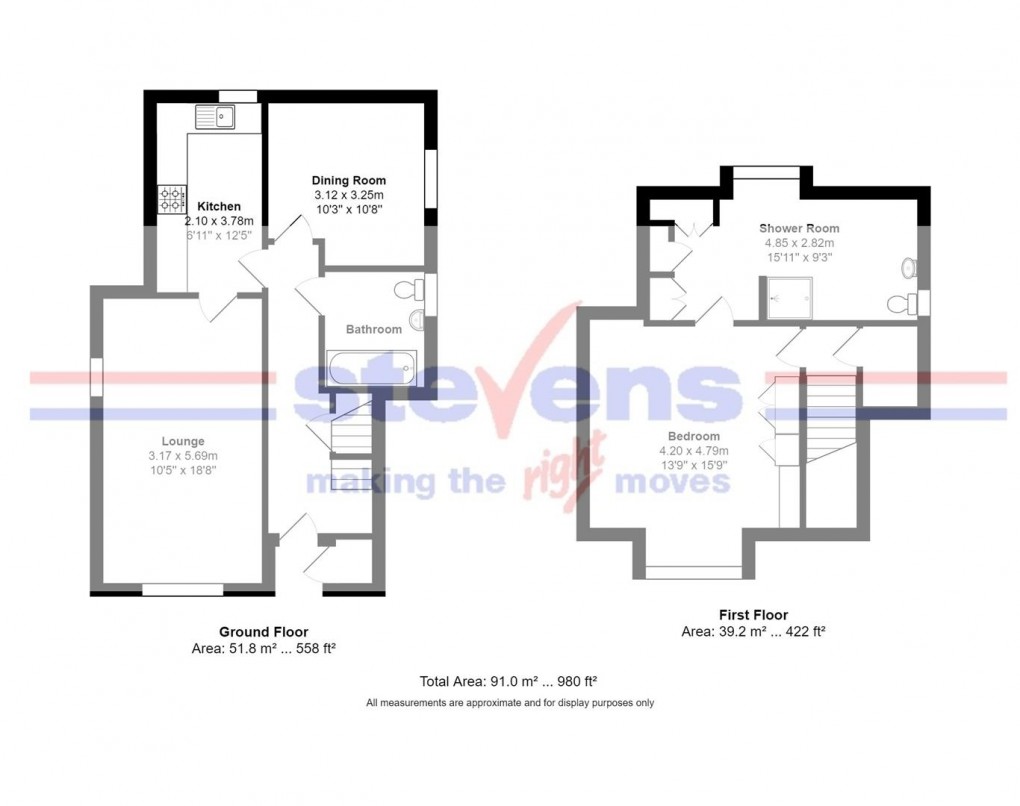 Floorplan for Springhills, Henfield, West Sussex