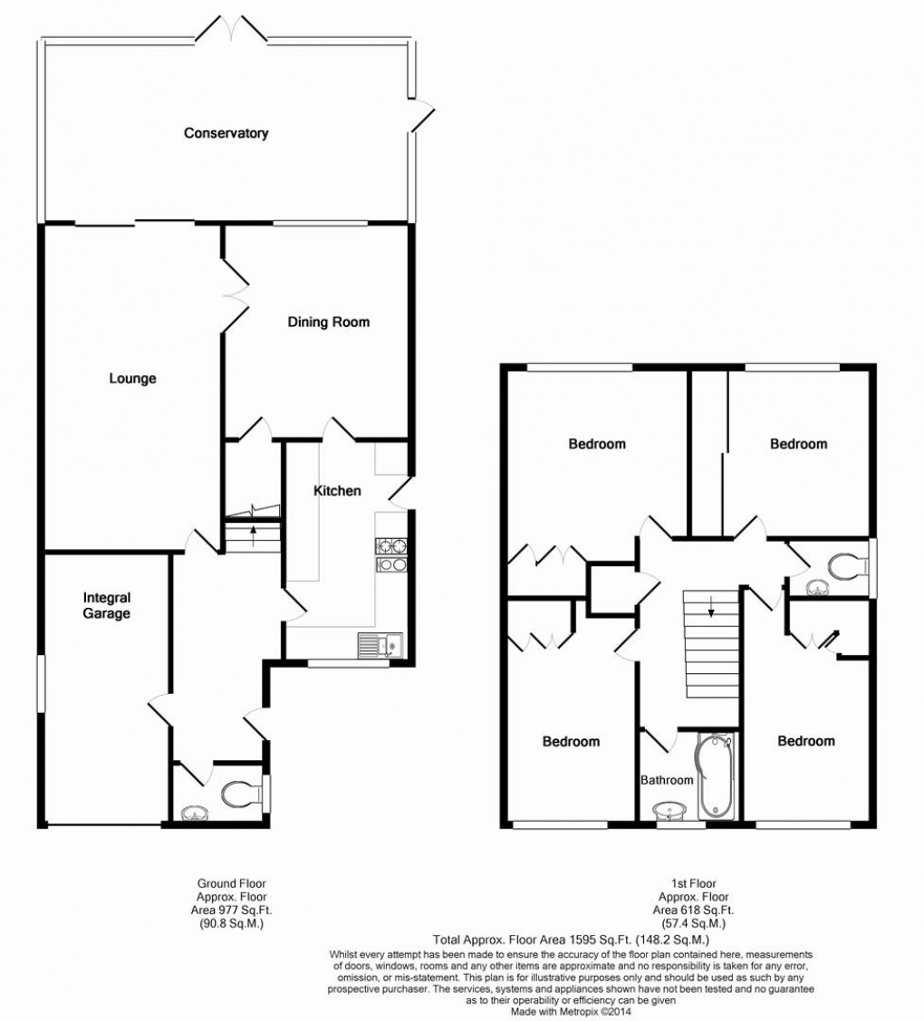 Floorplan for Parsonage Road, Henfield, West Sussex